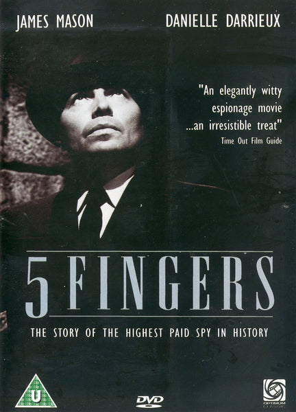 5 Fingers DVD (1952) DVD Movie Buffs Forever