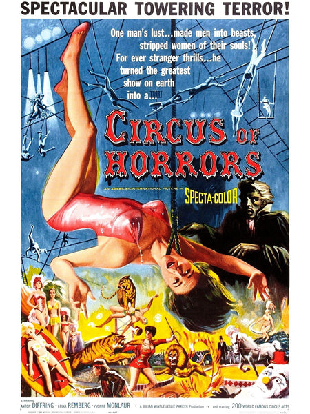 Circus of Horrors (1960) DVD