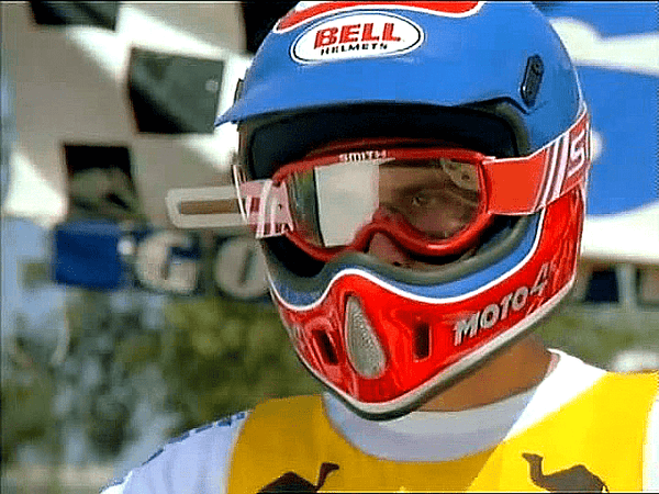 1990 motorcycle helmet Shop Crossing the Line (1990) DVD Moto-Crossing Movie on DVD
