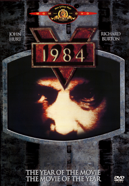 Showcase your collection with the 1984 (1984) DVD, featuring a striking cover of a shadowy face beneath a bold red ‘V 1984’ sign. The cover highlights stars John Hurt and Richard Burton, along with the tagline: “The year of the movie. The movie of the year.” A must-have for classic film enthusiasts or anyone looking to add rare movies on DVD to their library.