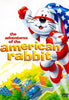 The Adventures Of The American Rabbit DVD (1986) features a cartoon rabbit in red, white, and blue soaring over a cityscape with the Stard Premium logo visible on one of the buildings—an essential addition for collectors of rare and classic movies on DVD.