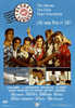 Five smiling teenage boys in Hawaiian shirts pose together, making shaka hand signs. Below them, surfing scenes and smaller images appear. The poster reads: Aloha Summer – Life was fine in 59! Ideal for collectors of rare classic movies, the Aloha Summer DVD (1988) captures the heart of a nostalgic teen film set amid Hawaii’s sun-soaked surf culture.
