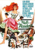 A colorful movie poster for The Amorous Adventures of Moll Flanders DVD (1965) features a red-haired woman in period clothing, surrounded by illustrated figures. Cast names are listed on the right, and a DVD logo appears in the bottom right corner—perfect for collectors of classic movies on DVD or anyone seeking the rare The Amorous Adventures of Moll Flanders (1965) DVD for their collection.