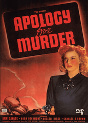 Apology for Murder (1945) DVD