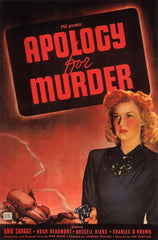 Apology for Murder (1945) DVD