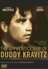 DVD cover for Apprenticeship of Duddy Kravitz DVD (1974), featuring a close-up of a man's face, with text highlighting actors Richard Dreyfuss and Randy Quaid, and referencing Mordecai Richler’s novel—a must-have addition to any classic movie collection on DVD and an exceptional example of Canadian cinema.