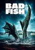 A colossal sea creature’s tail emerges from shadowy waters beneath a glowing full moon, while the bold white title “BAD FISH” stands out overhead. In the distance, a coastal town lurks, evoking the suspense and terror of maritime horror. The Bad Fish (2024) DVD is an essential addition for any survival thriller collection.