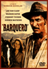 The Barquero DVD (1970) cover features a rugged man in a hat, a smiling woman with a horse, and a mountainous landscape in the background. The names of actors—including Lee Van Cleef—and the film’s title are displayed on the cover, making this an attractive option for collectors of rare movies on DVD.