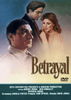 The DVD cover for *Betrayal DVD (1983)* features painted portraits of three serious-looking adults, with the movie title prominently displayed in large letters, Jeremy Irons listed among the cast, and Harold Pinter’s name included in the credits along with other cast and crew details at the bottom.