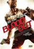 A tattooed man holding two guns stands in an action pose on the Blood Out (2011) DVD cover. Bold red text reading "BLOOD OUT" appears over him, with the actors’ names—Luke Goss, Val Kilmer, and Curtis “50 Cent” Jackson—displayed above. Ideal for collectors seeking hard-to-find movies, this DVD release also includes the classic DVD logo in the bottom right corner.