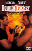Two tough men confront each other with intense expressions as explosive action and fighting erupt behind them. The title Bounty Tracker DVD (1993) is displayed, accompanied by the tagline, “When Someone Has to Pay, Only One Man Can Collect.” This exciting film starring Lorenzo Lamas is essential for collectors and fans of hard-to-find movies on DVD.