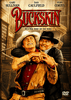 Two men in cowboy hats grapple outside an old Western building, embodying the rugged spirit of a classic Western film. The title "Buckskin DVD (1968)" is displayed above them, alongside the tagline "It's his way or no way." Actor names and a Buckskin DVD logo complete the design, making this DVD an essential addition for collectors and fans searching for rare movies on DVD.