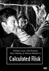 Two men peer cautiously through a rough stone wall, capturing the suspenseful atmosphere of a classic thriller. Below, the text reads: William Lucas, John Rutland, Dilys Watling & Warren Mitchell in Calculated Risk DVD (1963). A small DVD logo is shown in the corner—an essential addition for fans of classic movies on DVD.