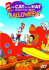The animated cover of The Cat in the Hat Knows a Lot About Halloween! (2016) DVD features the Cat driving children in a pumpkin-themed car through a vibrant pumpkin patch beneath a bright sky—an enchanting image perfect for fans and collectors searching for rare, hard-to-find titles or aiming to expand their vintage classic movies collection.