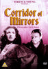 The DVD cover for Corridor of Mirrors DVD (1948) features a woman in an ornate dress and a man beside her, both striking dramatic poses. The cover text highlights Christopher Lee’s debut, and a PG rating is displayed in the corner, making this Corridor of Mirrors DVD (1948) an essential addition for collectors of rare classic films and fans of psychological drama.