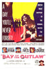 Vintage movie poster for Day of the Outlaw—a thrilling western starring Robert Ryan—featuring dramatic text, a distressed woman, and images of the main cast. The bold design and explosive tagline make this a must-have for collectors and fans of the Day of the Outlaw DVD.
