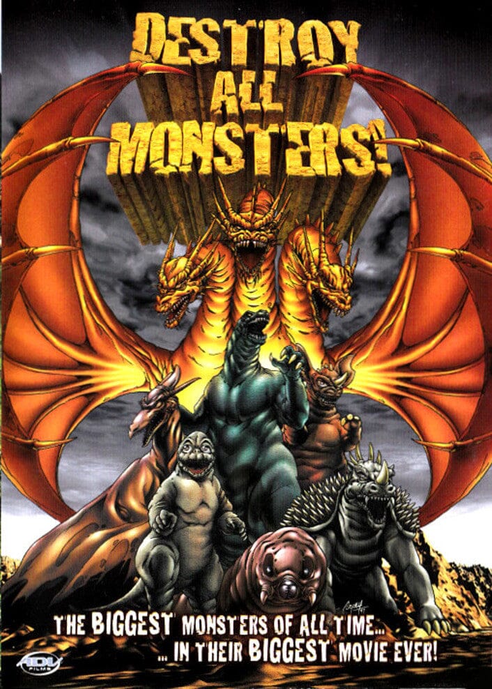monsters dvd Destroy All Monsters DVD (1968)