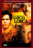 DVD cover for The Disappearance of Garcia Lorca DVD (1997), a rare classic film featuring portraits of three men, the film title in bold yellow, and a background with handwritten notes and historical scenes.