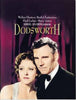Movie poster for Dodsworth (1936) DVD, the William Wyler classic, featuring a woman with short curly hair and a man in a suit set against a dark pink and black background, with the cast names and title text displayed above—a must-have for collectors of rare movies on DVD.
