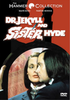 DVD cover for Dr. Jekyll and Sister Hyde DVD (1971), a rare classic Hammer horror film, featuring two characters—one male and one female—side by side under dramatic lighting against a red background. The title appears in bold white and red letters.