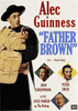 Here’s a revised version of your sentence using the provided product data: Movie poster for Father Brown DVD (1954) featuring a man in a hat and coat holding a bag, alongside smaller images of three co-stars with their names. Prominent text includes Alec Guinness, Joan Greenwood, Peter Finch, and Cecil Parker. A wonderful addition to any classic movie collection on DVD, this rare film showcases Alec Guinness at his finest.