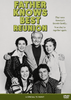 The black-and-white cover of the Father Knows Best Reunion (1977) DVD features five smiling adults, with the title in bold yellow letters and a tagline celebrating the reunion of the beloved family.