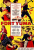 Fort Yuma (1955) DVD features a colorful vintage movie poster with dramatic cowboy and soldier scenes, gunfights, and a couple embracing. The bold title and tagline capture the excitement of this rare, hard-to-find classic Western.