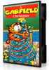 DVD case for A Garfield Christmas DVD (1987) featuring an illustration of an orange cat decorating a Christmas tree while other characters watch.