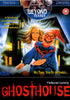 A haunted house looms behind a pale girl and a sinister clown doll in this chilling 1988 film. The text reads: Ghost House, A Terrifying Journey Into The World Of The Supernatural, and We Dare You to Go Inside.... Perfect for collectors seeking rare movies on DVD, the Ghost House DVD (1988) will test your courage—are you brave enough to enter?.