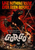 Gorgo (1961) DVD cover—ideal for monster movie collectors and kaiju DVD fans. Featuring dramatic artwork of a towering creature demolishing a city while terrified crowds run for their lives. The cover proclaims, "LIKE NOTHING YOU'VE EVER SEEN BEFORE!" amid scenes of shattered buildings and raging fires from this rare classic film.