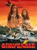 Grayeagle (1977) DVD features poster art of a Native American man and woman against an orange sky, with riders crossing a river below. A classic frontier adventure, it's ideal for any rare western movies DVD collection.