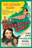 Vivid vintage poster for "Guerrilla Girl (1953)" features a dramatic woman with a gun and soldiers, echoing the tagline: “One woman alone… Resisting a brutal oppressor!” Available now on Guerrilla Girl (1953) DVD.