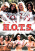 The DVD cover for H.O.T.S. DVD (1979) features four smiling women in white shirts with bold red letters, with a group of women in bikinis celebrating outdoors below. The bold red “H.O.T.S.” title stands out at the center with a burst effect behind it—making this a perfect hard-to-find movie for collectors seeking classic films on DVD.