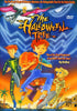 Animated kids in Halloween costumes dash with a glowing pumpkin beneath a spooky tree and a stormy sky, while a ghostly figure hovers above. The bold yellow title, “The Halloween Tree,” stands out on the cover of The Halloween Tree DVD (1993). Celebrate Ray Bradbury’s beloved animated holiday classic—this DVD edition features both Ray Bradbury’s quote and special cover art, making it a unique treasure to enjoy every Halloween season.