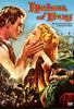 Helen of Troy DVD – Movie poster features a man gently holding a woman’s face, with a ship and soldiers in the background. Text reads: “Helen of Troy—The face that launched a thousand ships!” Ideal for collectors seeking rare movies on DVD or fans eager to own this unforgettable Trojan War film.