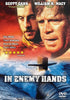 In Enemy Hands DVD cover—a rare World War II submarine drama—depicts two intense male faces above a submarine emerging in rough seas, with review quotes and star ratings displayed along the left side.