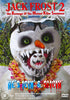 A menacing snowman with sunglasses, sharp teeth, and a carrot nose stands among palm trees in Hawaii. The text reads: Jack Frost 2 DVD (2000), the outrageous horror comedy sequel that chills and thrills like never before. He’s Icin & Slicin in this killer snowman movie!.