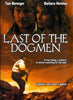 Movie poster for Last of the Dogmen DVD (1995), a classic bounty hunter film, featuring a man armed with a rifle, two characters’ faces above him, and the tagline: *A man facing a mystery. A woman searching for the past. Together they chase a legend.* An essential addition for collectors of rare DVDs.