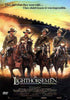 Four soldiers in uniform ride side by side on horseback across a dusty battlefield at sunset, representing the courage of the Australian Light Horse. Above them, the text reads: "They did what they were told... They didn’t know it was impossible." Product: The Lighthorsemen DVD (1987).