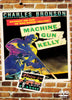 Machine Gun Kelly DVD (1958): A gripping crime drama starring Charles Bronson, featuring cover art of a man aiming a machine gun with bold yellow text, a Drive-In Classic sticker, and a brick background.