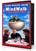 Mindwalk DVD (1990) case featuring three people sitting at a table with a floating island castle behind them.