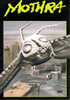 A colossal moth monster soars over a city in chaos, wreaking havoc as damaged skyscrapers and scattered debris fill the scene below. Capturing the thrilling spirit of classic kaiju films, this dramatic moment is showcased on the cover of Mothra DVD (1961), with "Mothra" boldly displayed in striking yellow letters at the top.