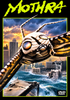 A colossal moth flies above a submerged, ruined city with a shattered bridge, embodying the dramatic energy of this iconic kaiju film. The word “Mothra” is displayed at the top in yellow, and “DVD Video” appears in the lower right corner—making Mothra DVD (1961) a standout piece for any rare movies on DVD collection.