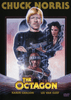 Movie poster for The Octagon DVD (1980), a classic ninja action film, featuring a man with a gun, a woman, and a masked figure. The title "The Octagon" is displayed at the bottom, while names Chuck Norris, Karen Carlson, and Lee Van Cleef appear at the top and bottom—an ideal addition to any Chuck Norris DVD collection or for martial arts movie fans.