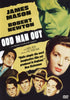 DVD cover for Odd Man Out DVD (1947) featuring the faces of the actors, striking yellow and white text highlighting James Mason and Robert Newton, along with a New Statesman review praising the film’s imagination and its English production. This classic James Mason movie is a must-have for collectors searching for rare movies on DVD.