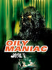 A monster drenched in black oil looms before vivid green streaks, encapsulating the eerie essence reminiscent of a Shaw Brothers cult classic. The title “Oily Maniac (1976) DVD” is boldly displayed in white and orange lettering. Below, surgeons are depicted operating on a patient in an operating room, further evoking the suspenseful atmosphere characteristic of Asian cult cinema.