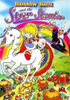 Vividly designed DVD cover for Rainbow Brite and the Star Stealer DVD (1985), showcasing the iconic girl riding a white horse with a rainbow mane, accompanied by her fluffy friend, all set above colorful houses in a brilliant fantasy world—ideal for collectors looking for rare movies on DVD and fans of classic films.