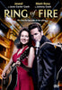 The Ring of Fire DVD cover showcases a woman in a red dress and a man in black with guitars at a mic, set against theater lights—perfect for fans of rare classic movies and Johnny Cash biographical dramas.