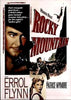 Bring home the excitement of classic cinema with the Rocky Mountain (1950) DVD. This Civil War western’s vibrant poster showcases Errol Flynn and Patrice Wymore, depicting a suspenseful scene with a determined man’s face, a courageous woman, a rider on horseback, and action atop dramatic cliffs—all anchored by the bold red film title. A must-have collectible for fans of vintage movies!.