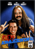 Two men smile and make peace signs; one with long dark hair and a mustache stands behind another man with short dark hair and blue eyes. The Rude Awakening DVD (1989) cover features the names of three actors at the top—this rare, hard-to-find comedy movie is a sought-after item for collectors.